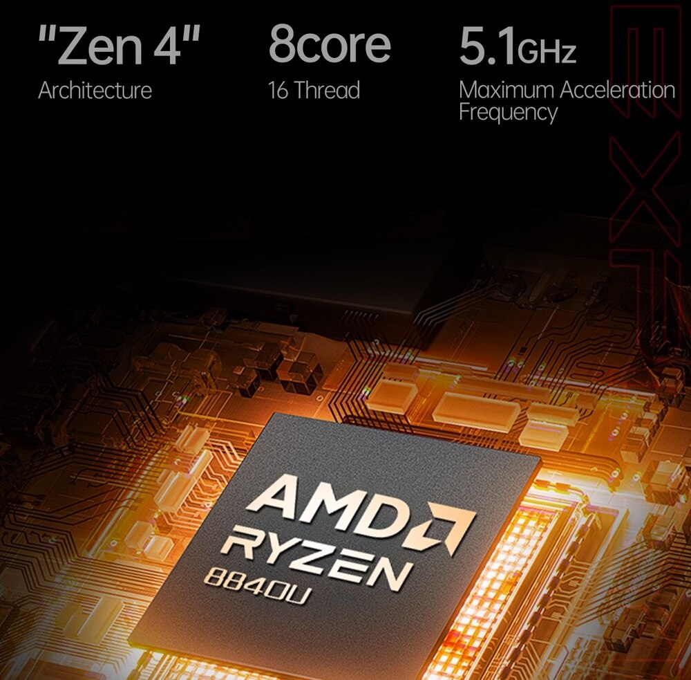 CPU AMD Ryzen 7 8840U hỗ trợ AI tăng tốc công việc