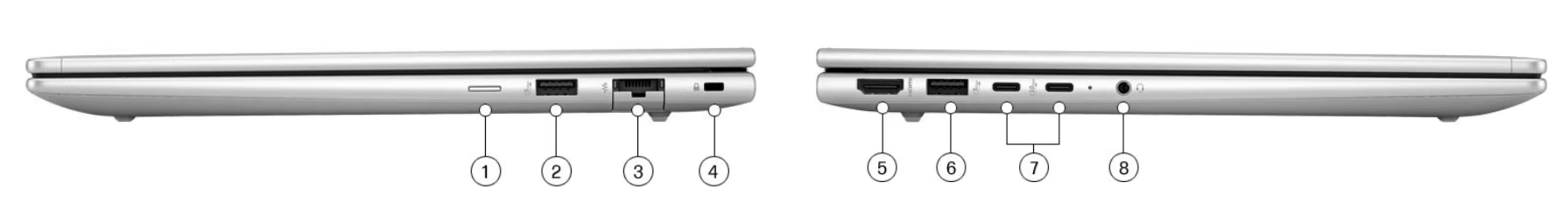 cổng kết nối của HP ProBook 440 G11