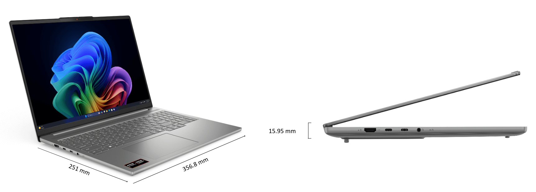 Kích thước của Lenovo IdeaPad Pro 5 16ASP10