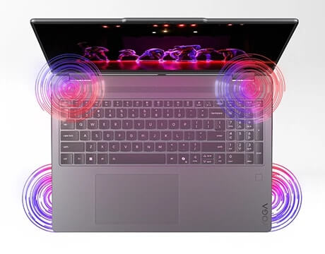 Lenovo Yoga 7 2 in 1 16ILL10 mang đến âm thanh to rõ, chân thực như rạp phim
