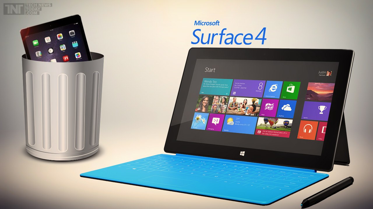 Microsoft surface pro 4 bạn hoàn toàn không cần nghĩ tới máy tính bảng khác
