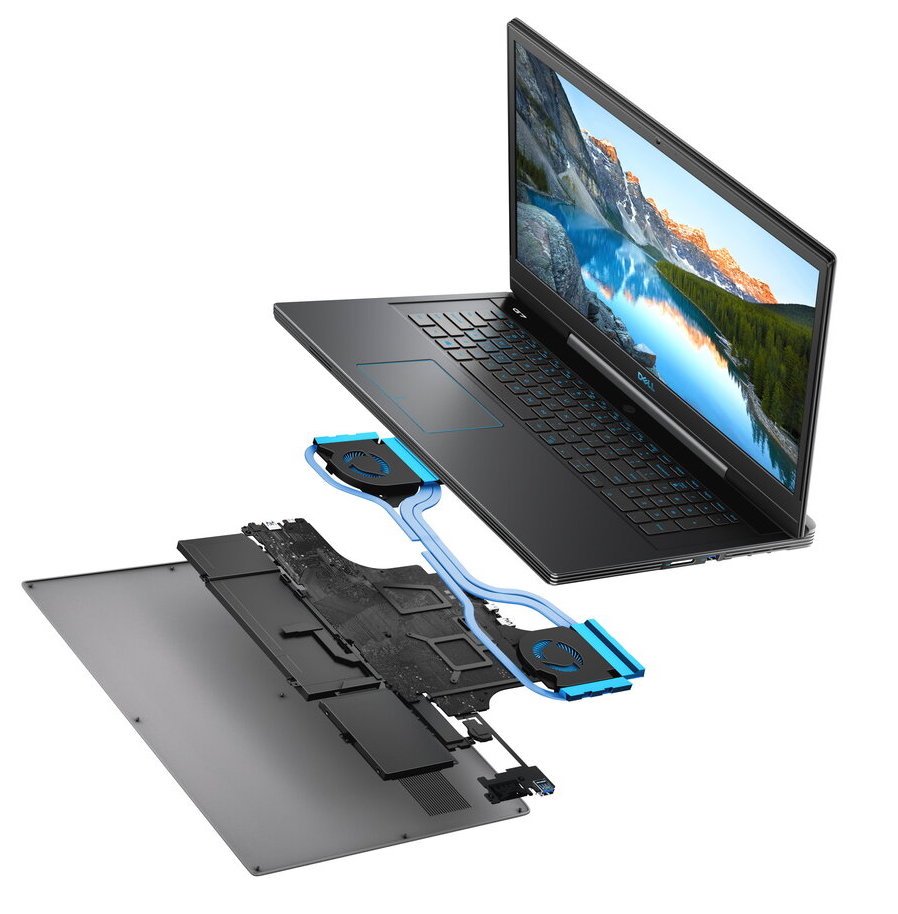 Dell G7 17 7790 Gaming Core i5-9300H 16GB SSD 128GB+HDD 1TB GTX 1060 17.3 inch FHD Windows 10 Gray