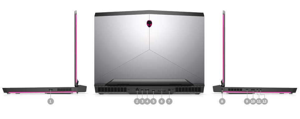 New Dell Alienware 17 R5 2018 Core i9 8950HK 16GB 512GB SSD + 1TB HDD NVIDIA GTX 1080 17.3 inch QHD Windows 10