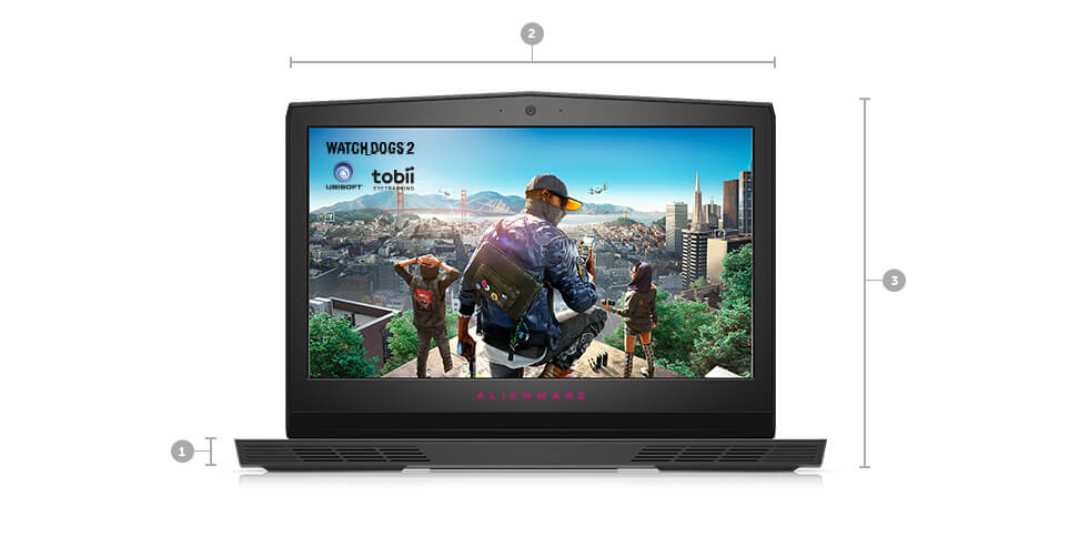 New Dell Alienware 17 R5 2018 Core i9 8950HK 16GB 512GB SSD + 1TB HDD NVIDIA GTX 1080 17.3 inch QHD Windows 10