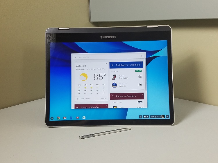 Samsung Chromebook Plus 4GB 32SSD 12.3" 2400*1600 Touch Sliver