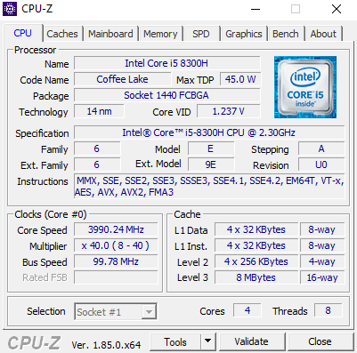 Dell G5 15 5587 i7-8750H 8GB SSD 128GB + HDD 1TB GTX 1050Ti 15.6 inch FHD Windows 10 (Black)