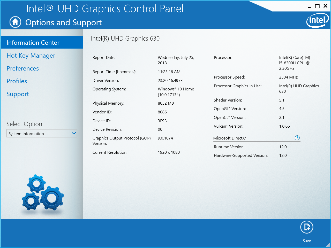 Dell G3 15 3579 Core i5-8300H 4GB HDD 1TB 15.6 inch FHD GTX 1050 Windows 10