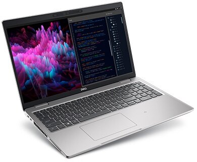Laptop Dell Precision 3561 Mobile Workstation Core i5-11400H 16GB SSD 512GB 15.6 inch FHD NVIDIA T600 Windows 10 Pro - hình số 1
