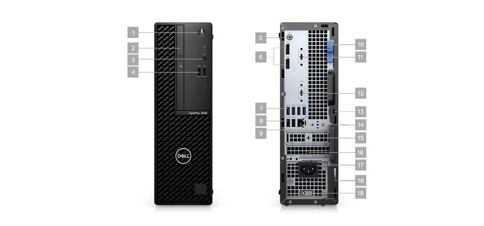 Desktop PC Dell OptiPlex 3090 Intel Core i5 10500T 16GB RAM 256GB SSD Windows 10 Pro