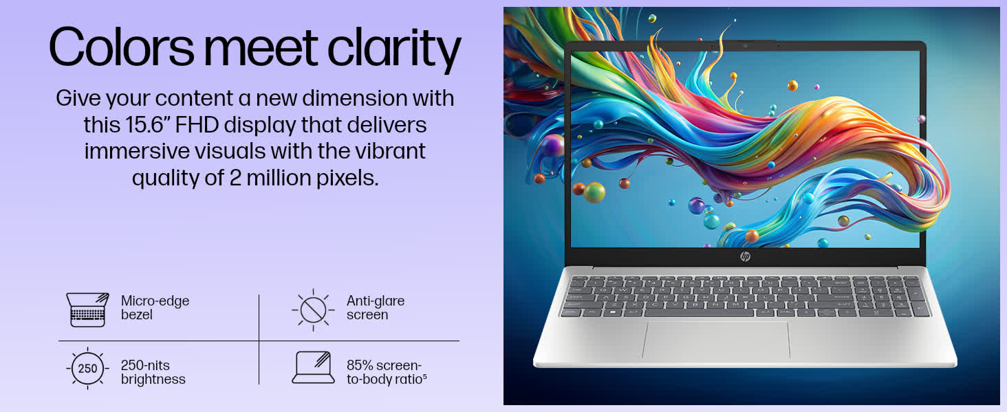 HP 15 FD0133 Core i3 1315U RAM 8GB SSD 256GB 15.6 inch FHD Windows 11