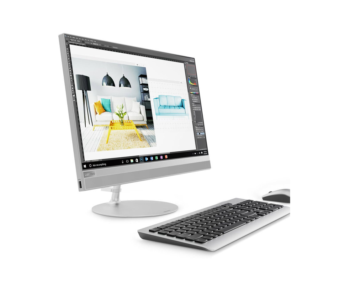 PC Lenovo IdeaCentre AIO 520 Core i3-8100T 4GB 1TB HDD 21.5 inch FHD Windows 10 - Tặng kèm chuột và bàn phím