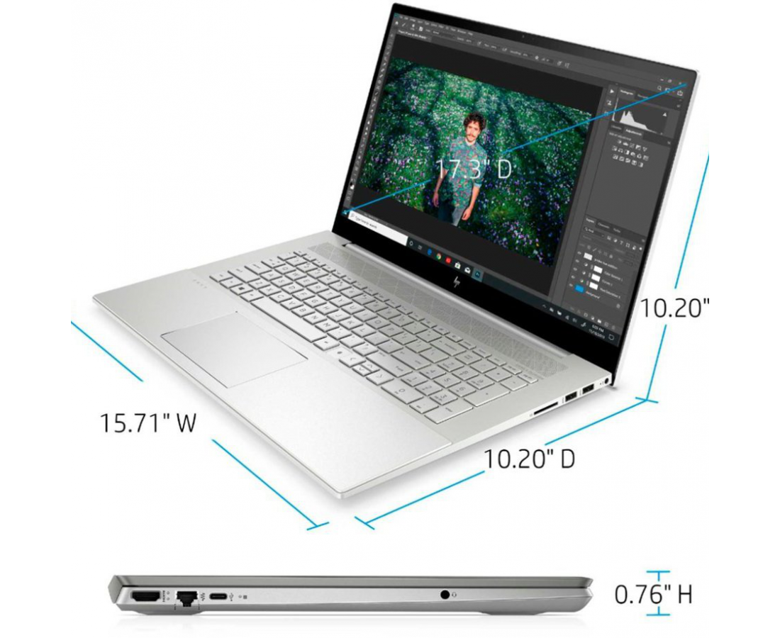 HP Envy 17m-ed0013dx Core i7 1065G7 12GB 512GB SSD 17.3 inch FHD Windows 10