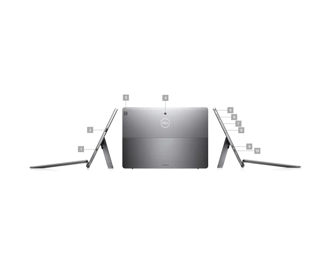 Dell Latitude 7210 2-in-1 , CPU: Core i5 10210U, RAM: RAM 8 GB, Ổ cứng: SSD 256GB, Độ phân giải : Full HD Touch, Card đồ họa: Intel UHD Graphics - hình số , 6 image