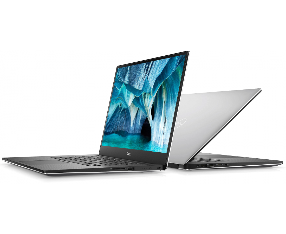 Dell XPS 15 7590, CPU: Core™ i7-9750H, RAM: 16 GB, Ổ cứng: SSD M.2 512GB, Độ phân giải : Ultra HD (3840 x 2160), Card đồ họa: NVIDIA GeForce GTX 1650, Màu sắc: Platinum Silver - hình số , 4 image