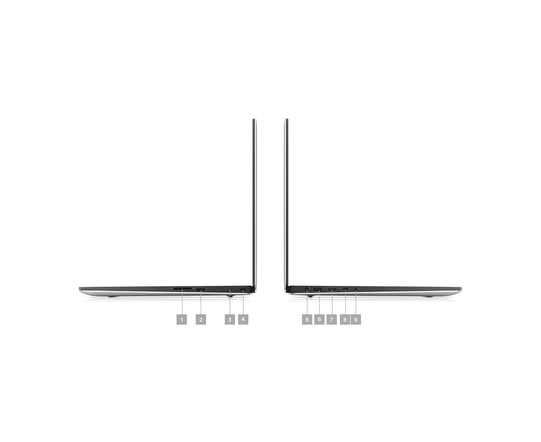 Dell Precision 5530, CPU: Core™ i7-8850H, RAM: RAM 32 GB, Ổ cứng: SSD 512GB, Độ phân giải : Full HD, Card đồ họa: NVIDIA Quadro P1000 - hình số , 6 image