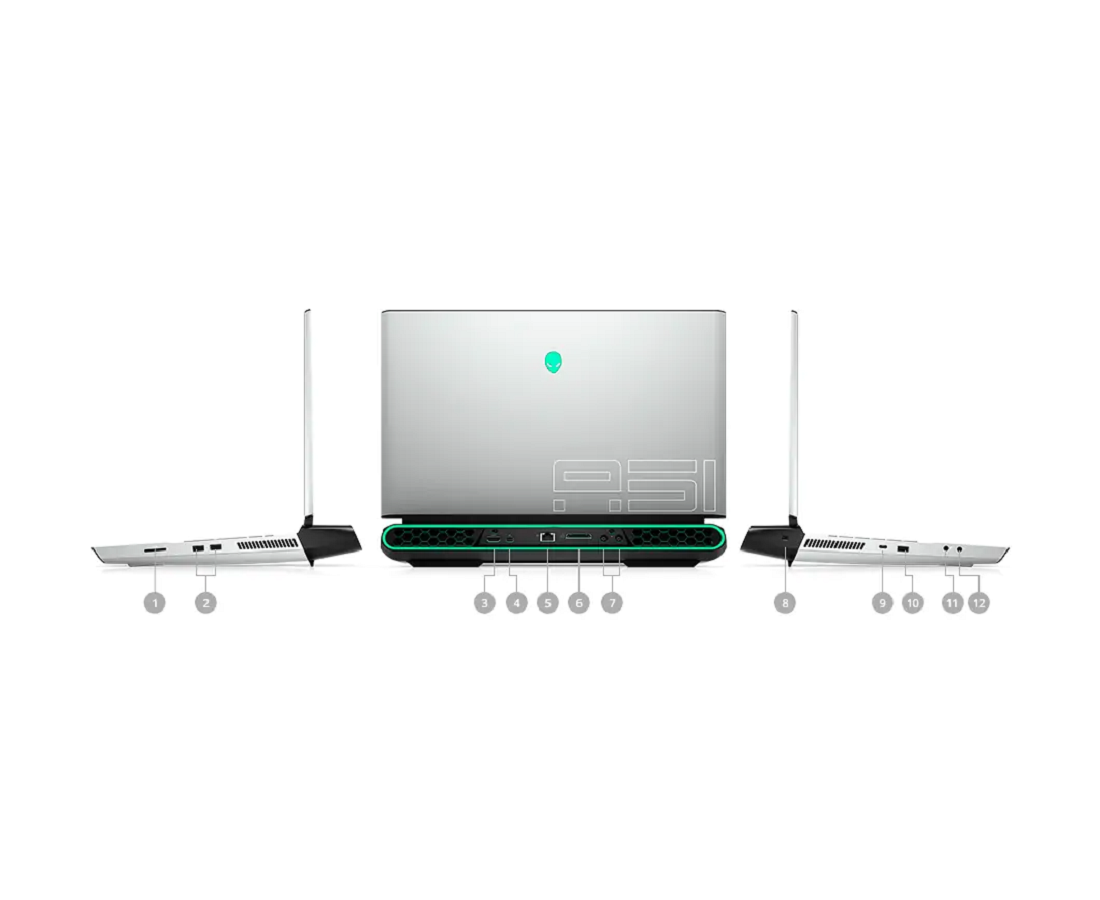 Alienware Area 51M R2, CPU: Core i7-10700, RAM: RAM 16 GB, Ổ cứng: SSD 256GB, Độ phân giải : Full HD, Card đồ họa: NVIDIA GeForce GTX 1660Ti - hình số , 11 image