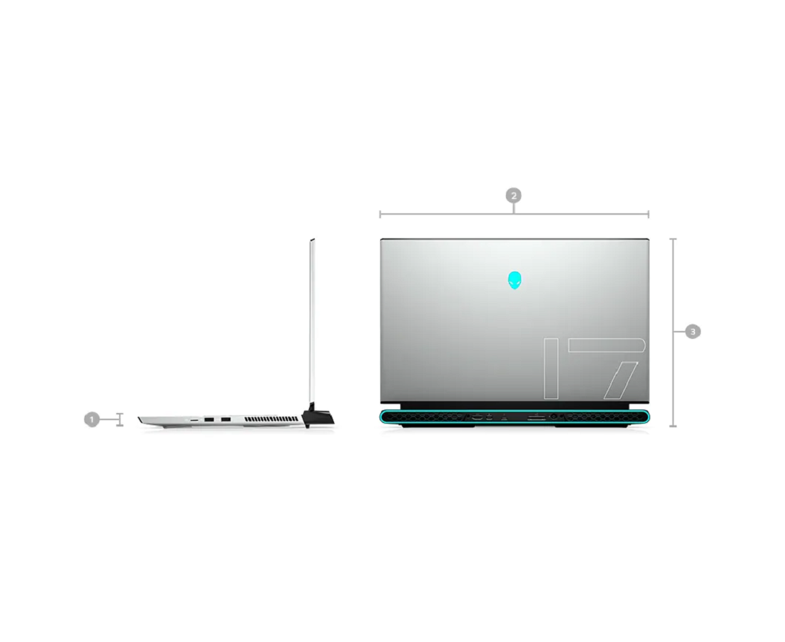 Alienware M17 R3, CPU: Core i7-10750H, RAM: RAM 16 GB, Ổ cứng: SSD 512GB, Độ phân giải : Full HD, Card đồ họa: NVIDIA GeForce RTX 2060 - hình số , 8 image