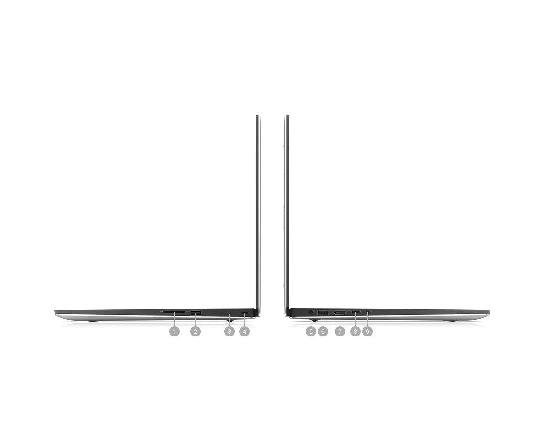 Dell XPS 15 7590, CPU: Core i7-9750H, RAM: RAM 16 GB, Ổ cứng: SSD 512GB, Độ phân giải : Ultra HD, Card đồ họa: NVIDIA GeForce GTX 1650, Màu sắc: Platinum Silver - hình số , 13 image