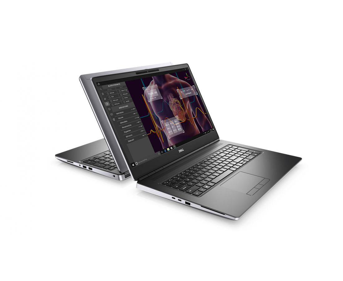 Dell Precision 7750, CPU: Core Processor i7-10850H, RAM: RAM 16 GB, Ổ cứng: SSD 512GB, Độ phân giải : Full HD, Card đồ họa: NVIDIA Quadro RTX 4000 - hình số , 3 image