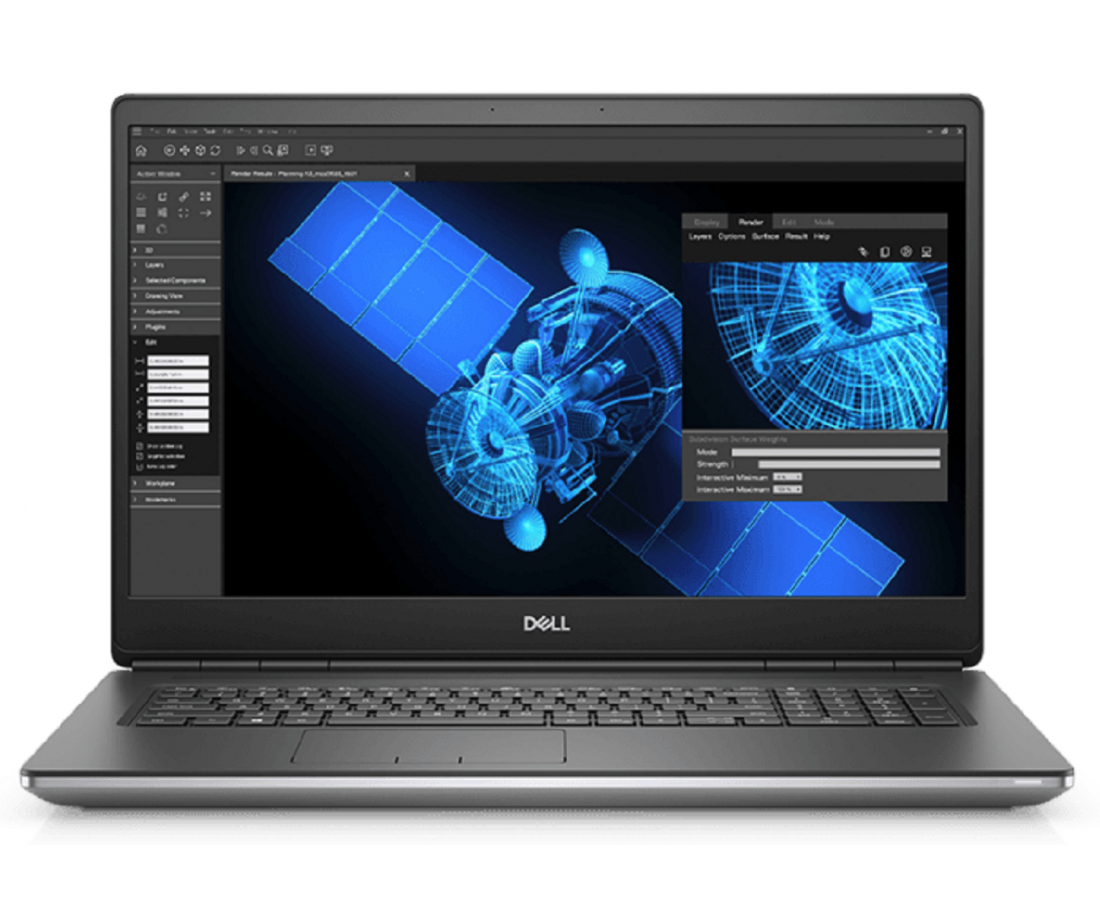 Dell Precision 7750, CPU: Core Processor i7-10850H, RAM: 16 GB, Ổ cứng: SSD M.2 512GB, Độ phân giải : Full HD (1920 x 1080), Card đồ họa: NVIDIA Quadro RTX 4000 - hình số 