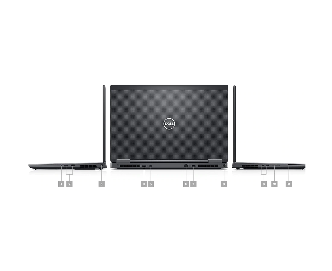 Dell Precision 7730, CPU: Core™ i7 8750H, RAM: 16 GB, Ổ cứng: SSD M.2 512GB, Độ phân giải : Full HD (1920 x 1080), Card đồ họa: NVIDIA Quadro P3200 - hình số , 4 image