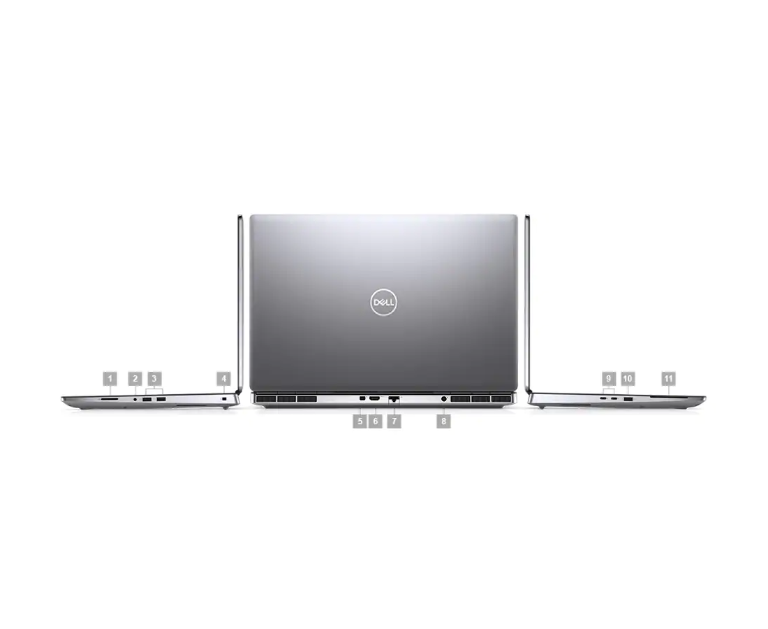 Dell Precision 7750, CPU: Core Processor i7-10850H, RAM: 16 GB, Ổ cứng: SSD M.2 512GB, Độ phân giải : Full HD (1920 x 1080), Card đồ họa: NVIDIA Quadro RTX 4000 - hình số , 6 image