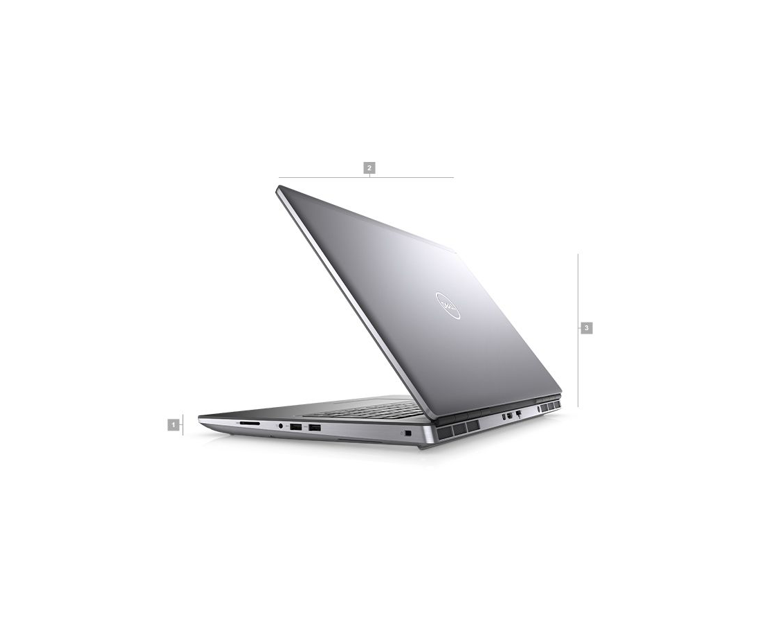 Dell Precision 7750, CPU: Core Processor i7-10850H, RAM: 16 GB, Ổ cứng: SSD M.2 512GB, Độ phân giải : Full HD (1920 x 1080), Card đồ họa: NVIDIA Quadro RTX 4000 - hình số , 5 image