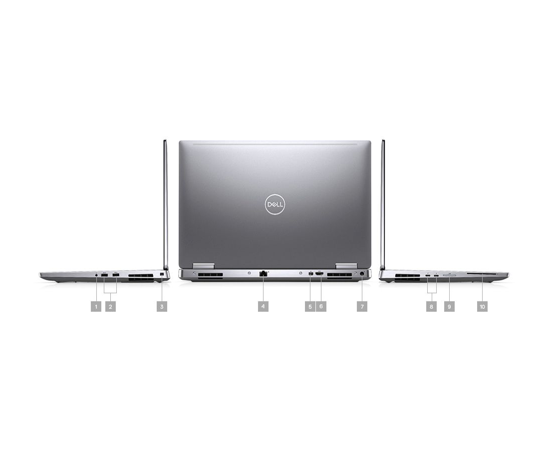 Dell Precision 7540, CPU: Core i7 9850H, RAM: RAM 16 GB, Ổ cứng: SSD 512GB, Độ phân giải : Full HD, Card đồ họa: AMD Radeon Pro WX 3200 - hình số , 5 image