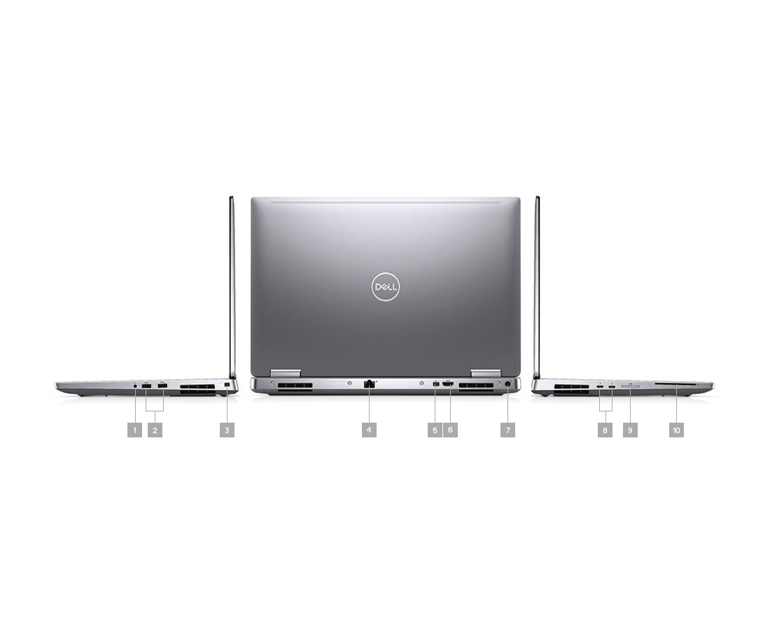 Dell Precision 7540, CPU: Core™ i7 9850H, RAM: 16 GB, Ổ cứng: SSD M.2 512GB, Độ phân giải : Full HD (1920 x 1080), Card đồ họa: AMD Radeon Pro WX 3200 - hình số , 5 image