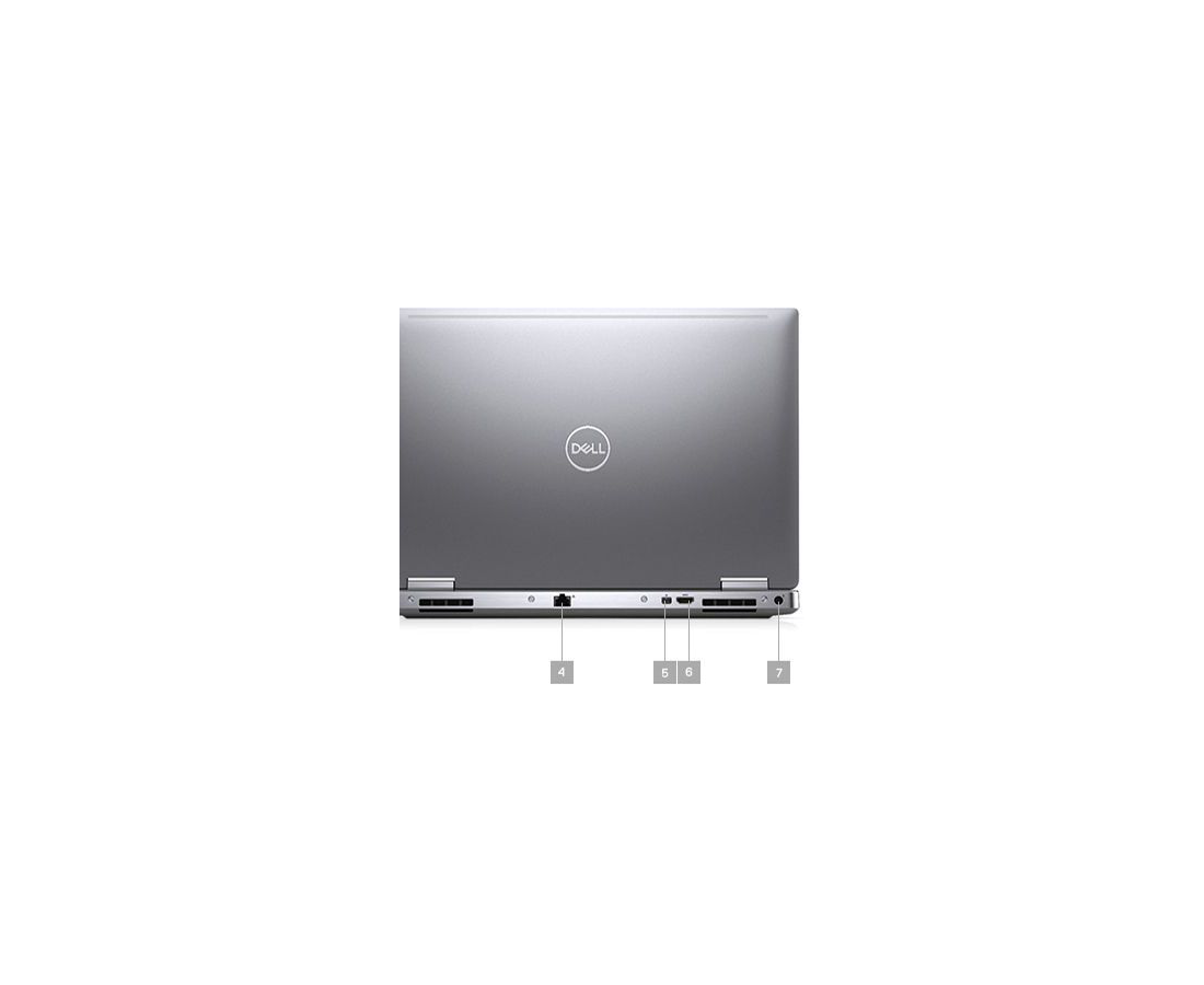 Dell Precision 7540, CPU: Core™ i7 9850H, RAM: 8 GB, Ổ cứng: SSD M.2 256GB, Độ phân giải : Full HD (1920 x 1080), Card đồ họa: NVIDIA Quadro T2000 - hình số , 5 image