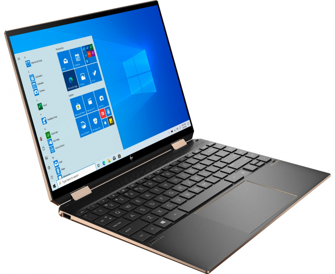 HP Spectre X360 13, CPU: Core™ i7-1165G7, RAM: RAM 16 GB, Ổ cứng: SSD 512GB, Độ phân giải : Ultra HD, Card đồ họa: Intel Iris Xe Graphics, Màu sắc: Blue Poseidon - hình số , 3 image