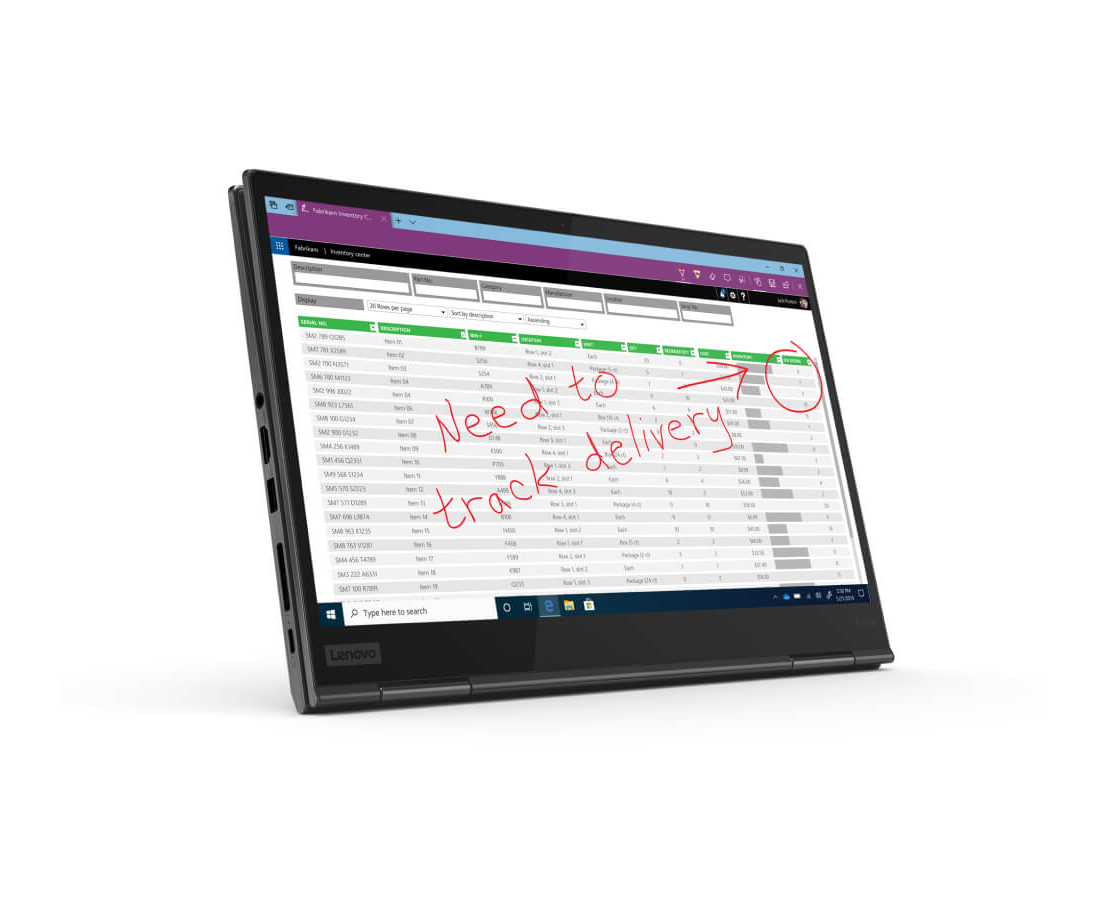 Lenovo ThinkPad X1 Yoga Gen 5, CPU: Core i7-10510U, RAM: RAM 16 GB, Ổ cứng: SSD 512GB, Độ phân giải : Ultra HD+ Touch - hình số , 3 image