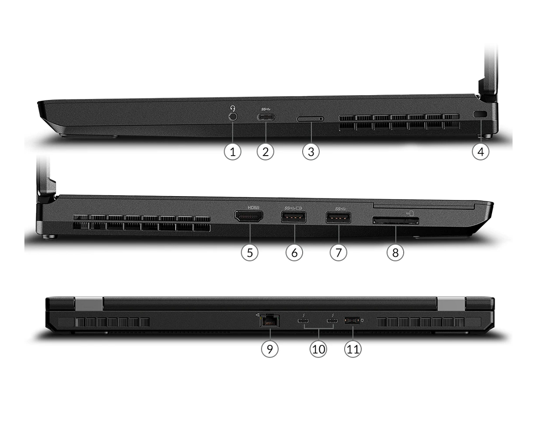 Lenovo ThinkPad P72 Workstation, CPU: Xeon E-2186M, RAM: RAM 64 GB, Ổ cứng: SSD 1TB, Độ phân giải : Ultra HD, Card đồ họa: NVIDIA Quadro P5200 - hình số , 8 image