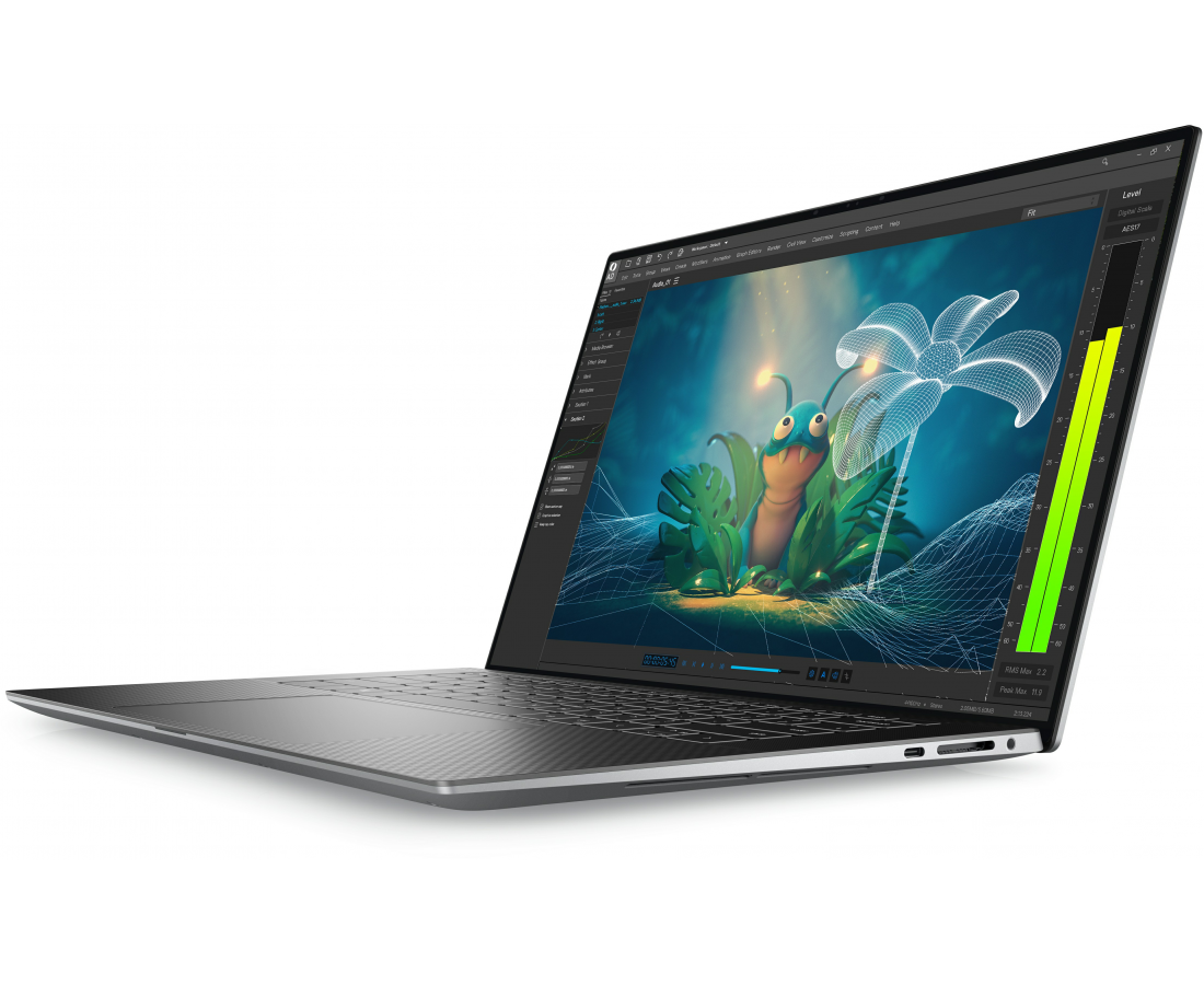 Dell Precision 5570, CPU: Core i9 - 12900H, RAM: 32GB, Ổ cứng: SSD M.2 1TB, Độ phân giải: FHD+, Card đồ họa: NVIDIA RTX A2000, Màu sắc: Dark Gray - hình số , 4 image