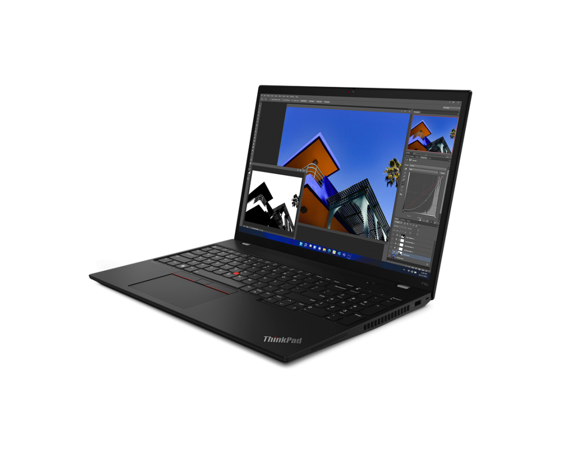 Lenovo Thinkpad P16s Gen 1, CPU: Core i7 1260P, RAM: 16 GB, Ổ cứng: SSD M.2 512GB, Độ phân giải : Full HD+, Card đồ họa: NVIDIA Quadro T550, Màu sắc: Black - hình số , 9 image