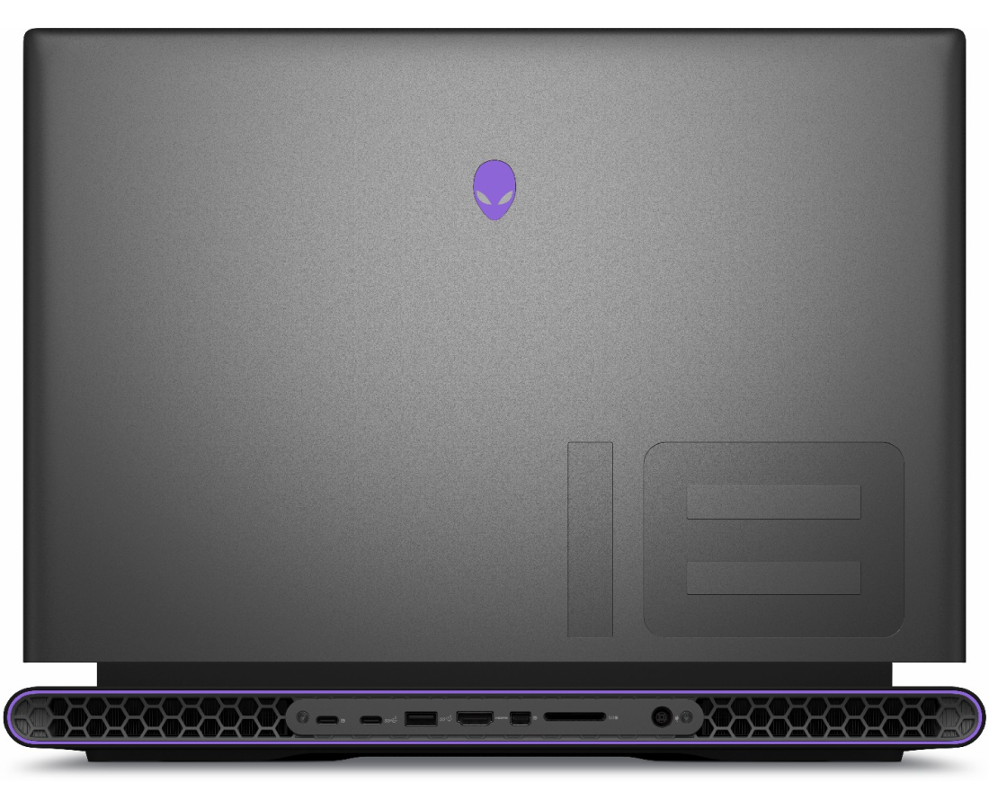 Alienware M18 R1, CPU: Core i7 13700H, RAM: RAM 16GB, Ổ cứng: SSD 1TB, Độ phân giải: QHD+, Card đồ họa: NVIDIA RTX 4060, Màu sắc: Dark Metallic Moon - hình số , 8 image