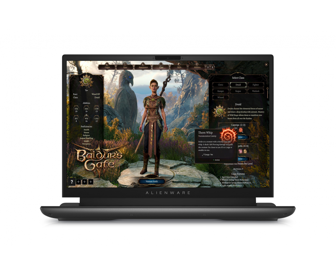 Alienware M16 R1 Intel, CPU: Core i9 13900HX, RAM: RAM 16 GB, Ổ cứng: SSD 1TB, Độ phân giải : Quad HD+, Card đồ họa: NVIDIA GeForce RTX 4080, Màu sắc: Dark Metallic Moon - hình số 