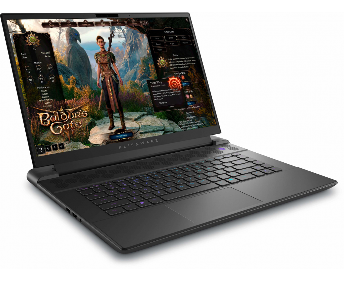 Alienware M16 R1 Intel, CPU: Core i7-13700H, RAM: RAM 16 GB, Ổ cứng: SSD 1TB, Độ phân giải : Quad HD+, Card đồ họa: NVIDIA GeForce RTX 4060, Màu sắc: Dark Metallic Moon - hình số , 3 image