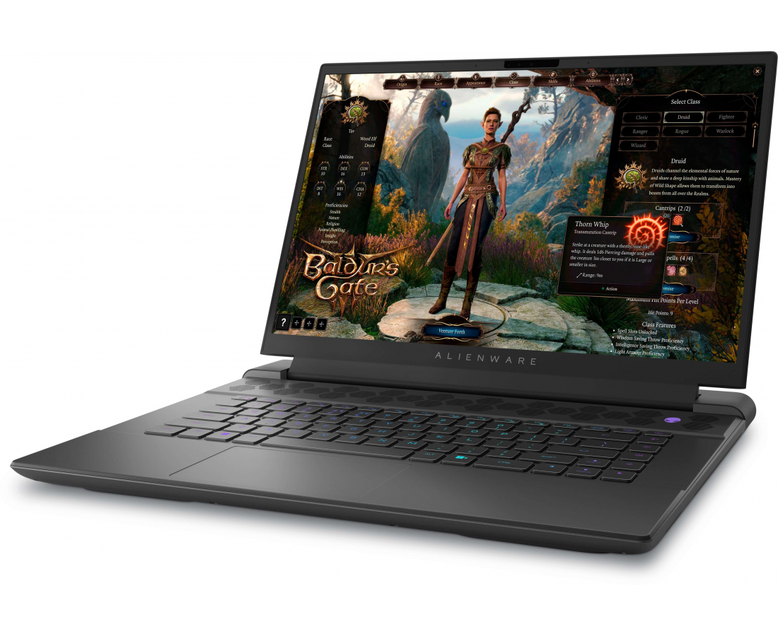 Alienware M16 R1 Intel, CPU: Core i7-13700H, RAM: RAM 16 GB, Ổ cứng: SSD 1TB, Độ phân giải : Quad HD+, Card đồ họa: NVIDIA GeForce RTX 4060, Màu sắc: Dark Metallic Moon - hình số , 2 image