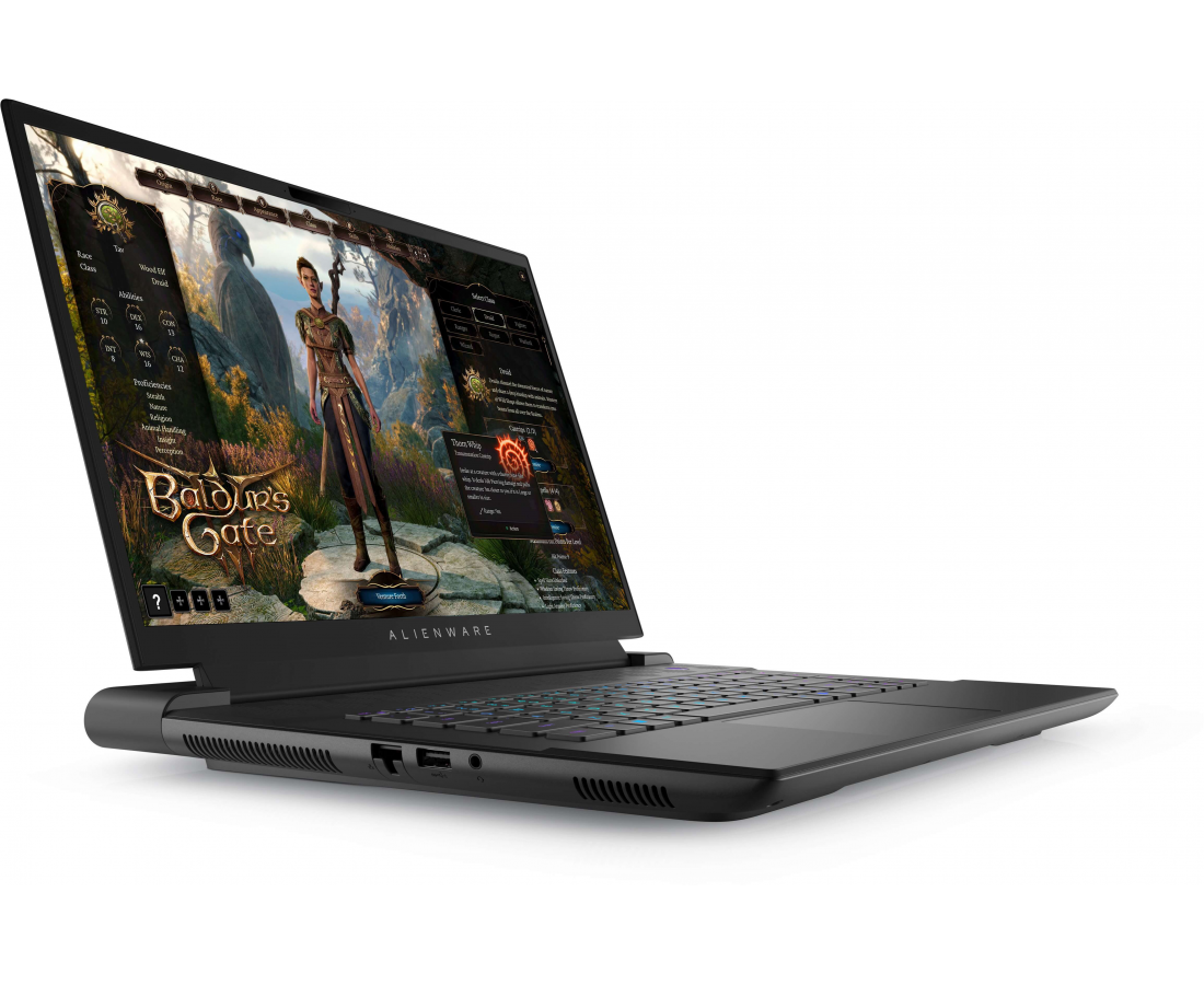 Alienware M16 R1 Intel, CPU: Core i7-13700H, RAM: RAM 16 GB, Ổ cứng: SSD 1TB, Độ phân giải : Quad HD+, Card đồ họa: NVIDIA GeForce RTX 4060, Màu sắc: Dark Metallic Moon - hình số , 8 image