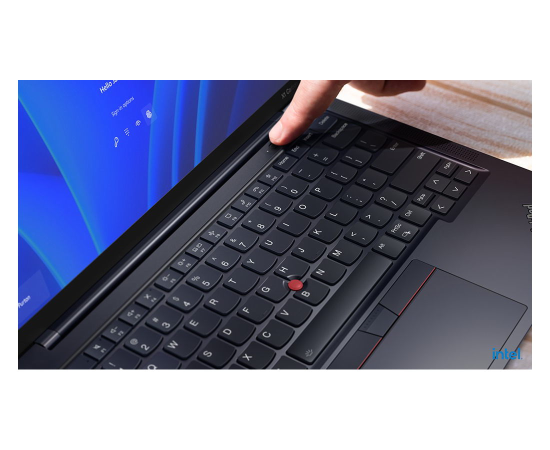 Lenovo ThinkPad X1 Carbon Gen 11, CPU: Core i7 - 1365U, RAM: 32 GB, Ổ cứng: SSD M.2 512GB, Độ phân giải: 2K+, Card đồ họa: Intel Iris Xe Graphics, Màu sắc: Black - hình số , 4 image