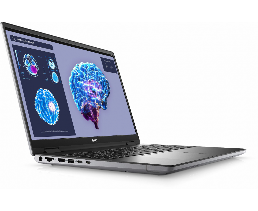 Dell Precision 7680, CPU: Core i9 - 13950HX, RAM: 64GB, Ổ cứng: SSD M.2 1TB, Độ phân giải: FHD+, Card đồ họa: NVIDIA RTX 3500 Ada, Màu sắc: Dark Gray - hình số , 2 image