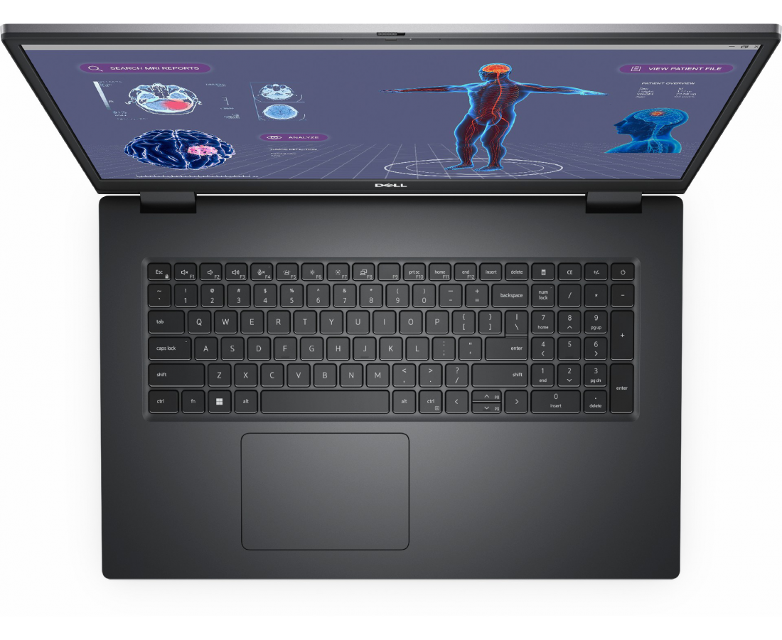 Dell Precision 7780, CPU: Core i9 - 13950HX, RAM: RAM 64GB, Ổ cứng: SSD 1TB, Độ phân giải: FHD, Card đồ họa: NVIDIA RTX 4000 Ada, Màu sắc: Grey - hình số , 3 image
