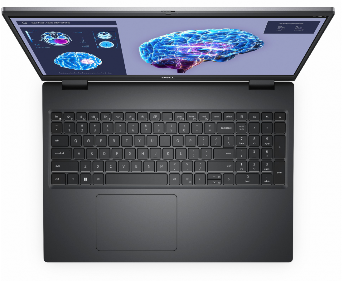 Dell Precision 7680, CPU: Core i9 - 13950HX, RAM: 64GB, Ổ cứng: SSD M.2 1TB, Độ phân giải: FHD+, Card đồ họa: NVIDIA RTX 3500 Ada, Màu sắc: Dark Gray - hình số , 7 image