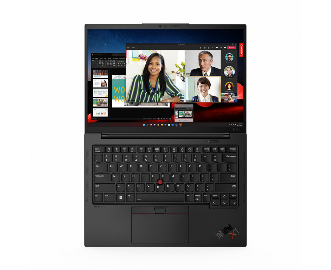 Lenovo ThinkPad X1 Carbon Gen 11, CPU: Core i7 - 1365U, RAM: 32 GB, Ổ cứng: SSD M.2 512GB, Độ phân giải: 2K+, Card đồ họa: Intel Iris Xe Graphics, Màu sắc: Black - hình số , 7 image
