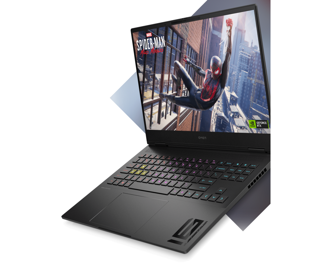 HP Omen Transcend 16 2023, CPU: Core i9 - 13900HX, RAM: 16 GB, Ổ cứng: SSD M.2 512GB, Độ phân giải : Quad HD+, Card đồ họa: NVIDIA GeForce RTX 4070, Màu sắc: Ceramic White - hình số , 3 image