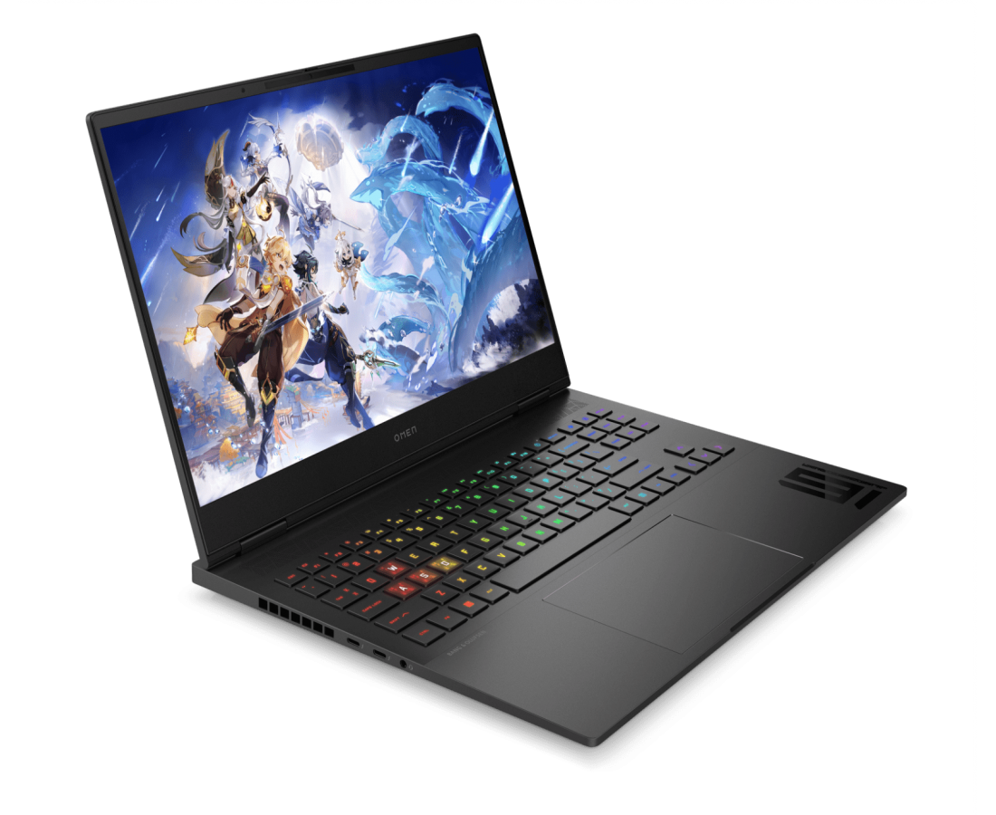 HP Omen Transcend 16 2023, CPU: Core i9 - 13900HX, RAM: 16 GB, Ổ cứng: SSD M.2 512GB, Độ phân giải : Quad HD+, Card đồ họa: NVIDIA GeForce RTX 4070, Màu sắc: Ceramic White - hình số , 6 image