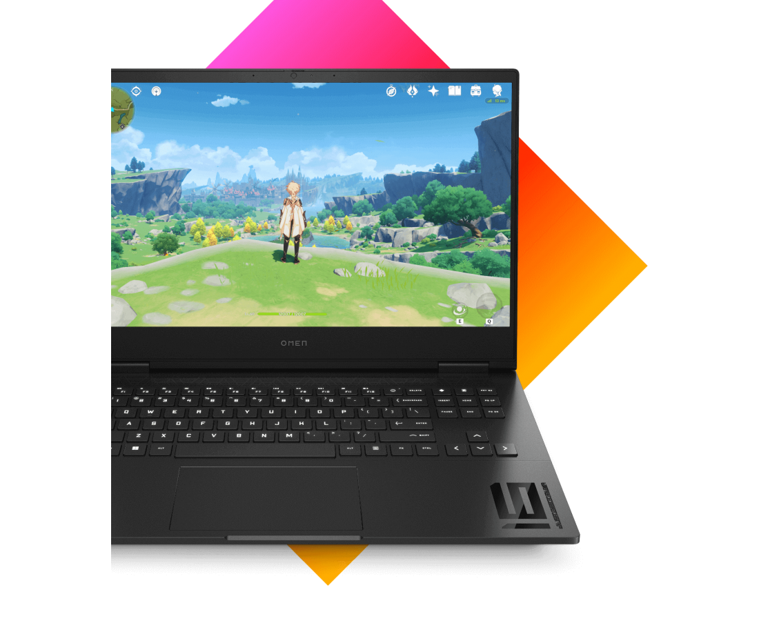 HP Omen 16 2023, CPU: Ryzen 9 7940HS, RAM: RAM 16 GB, Ổ cứng: SSD 512GB, Độ phân giải : Quad HD, Card đồ họa: NVIDIA GeForce RTX 4080, Màu sắc: Shadow Black​ - hình số , 4 image