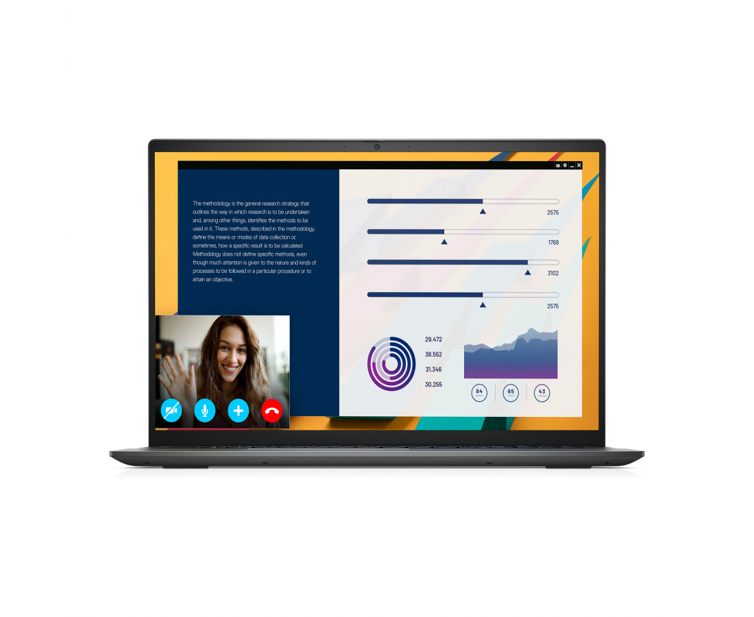 Dell Vostro 5620, CPU: Core i7 - 1260P, RAM: RAM 16GB, Ổ cứng: SSD 512GB, Độ phân giải: FHD+, Card đồ họa: Intel Iris Xe Graphics, Màu sắc: Titan Gray - hình số , 9 image