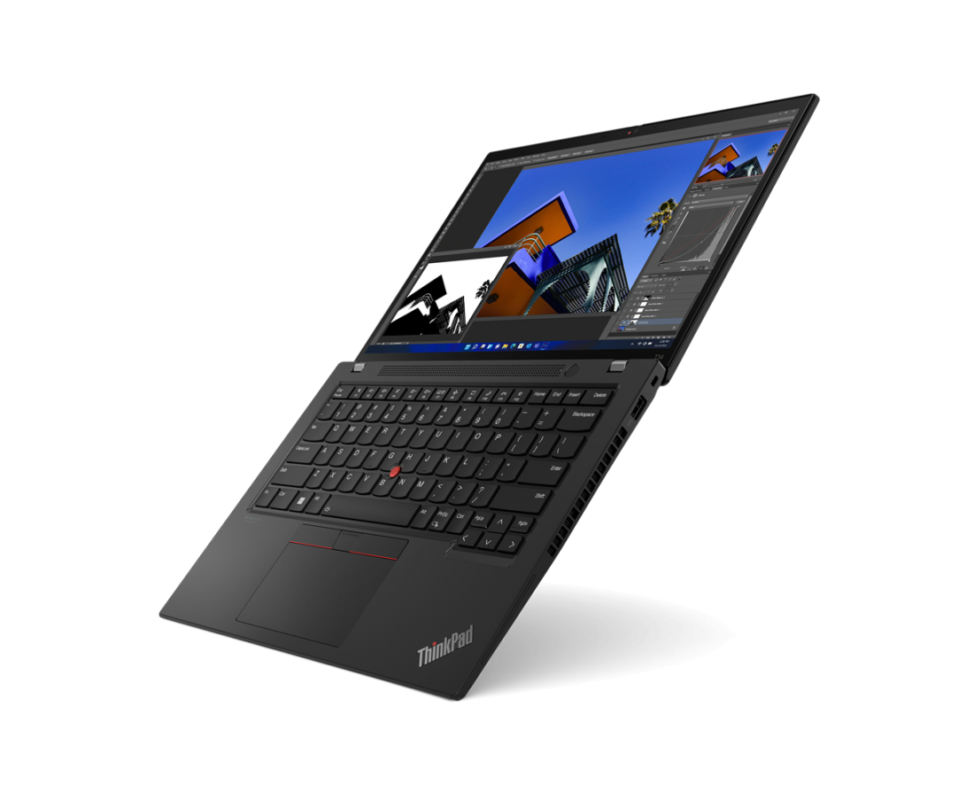 Lenovo Thinkpad T14 Gen 3, CPU: Core i5 - 1235U, RAM: 16 GB, Ổ cứng: SSD M.2 512GB, Độ phân giải: FHD+, Card đồ họa: Intel Iris Xe Graphics, Màu sắc: Thunder Black - hình số , 2 image